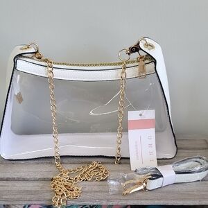 White and Gold Women's Bag